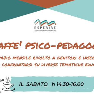 Ciclo Caffè Psico-pedagogico "Ansia, tristezza, rabbia: quando preoccuparsi?" - 28 febbraio 2026